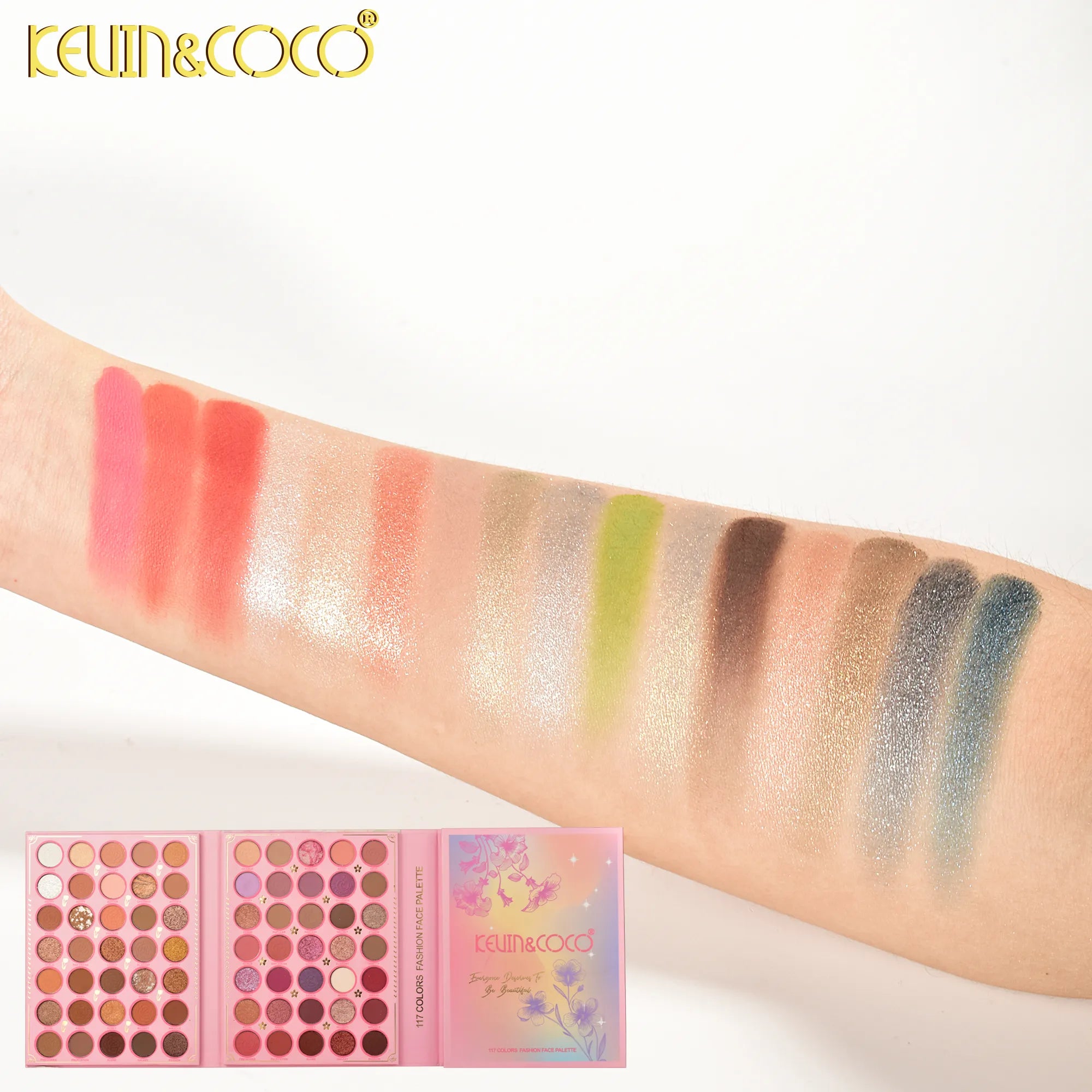 Paleta de Sombra de Ojos de 117 Tonos