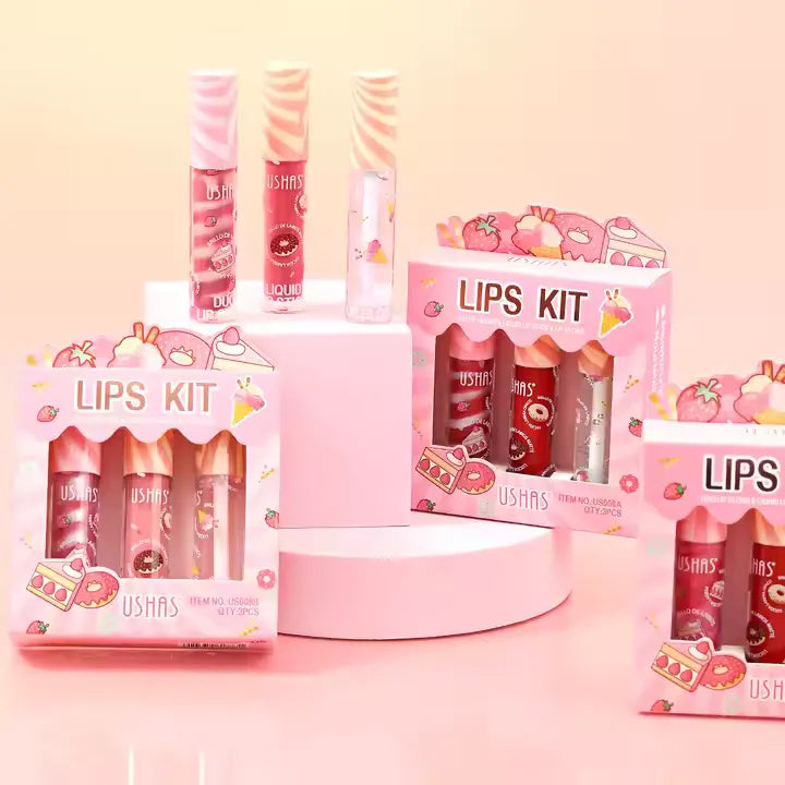 Duo Lip Gloss & Liquid Lip Stick & Lip Gloss