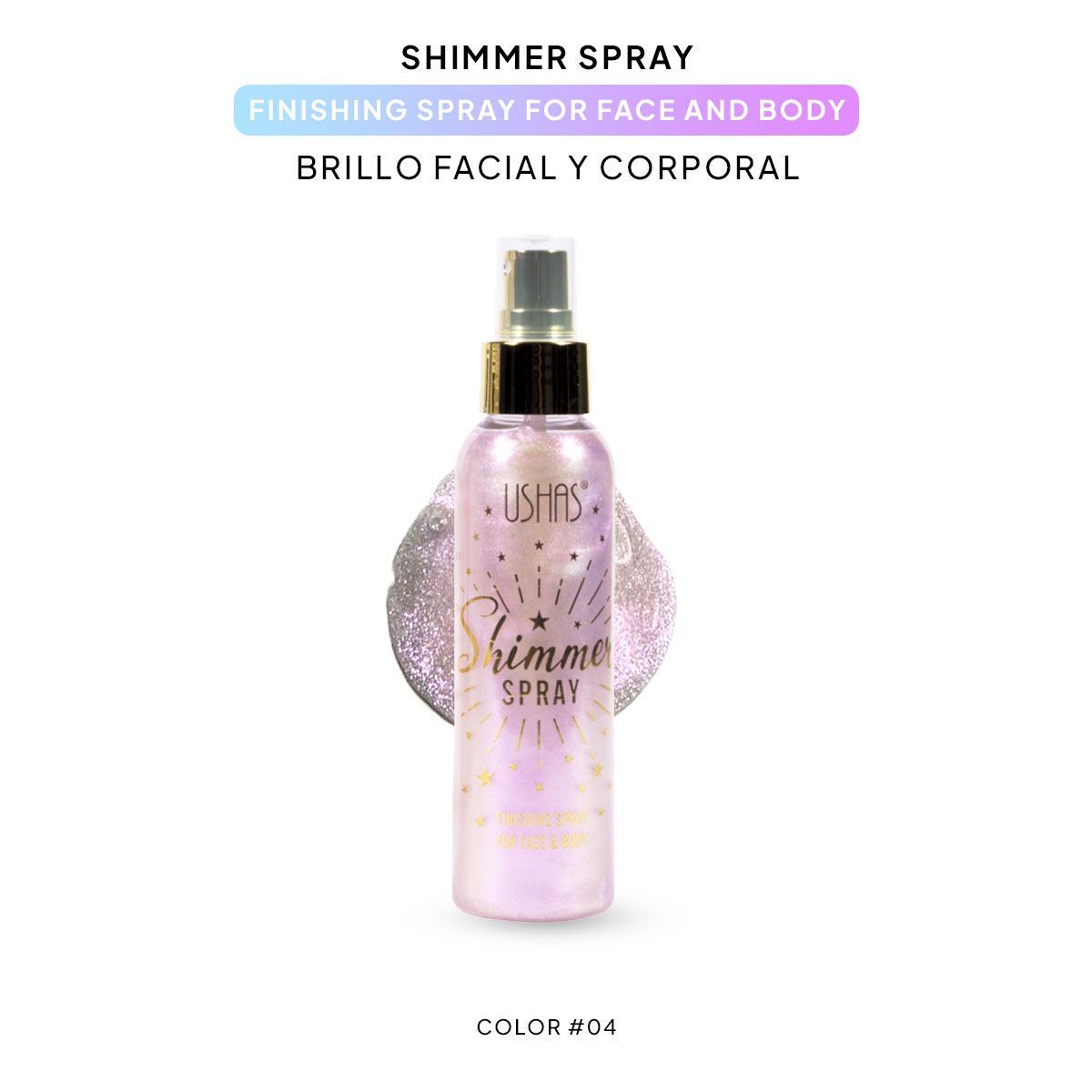 Shimmer Spray Cara y Cuerpo / Fijador de Maquillaje