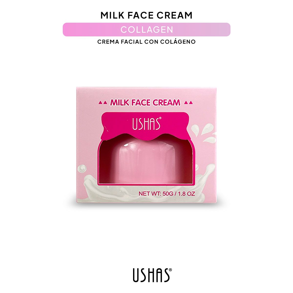 Crema Facial Colágeno Leche / Q10 Leche
