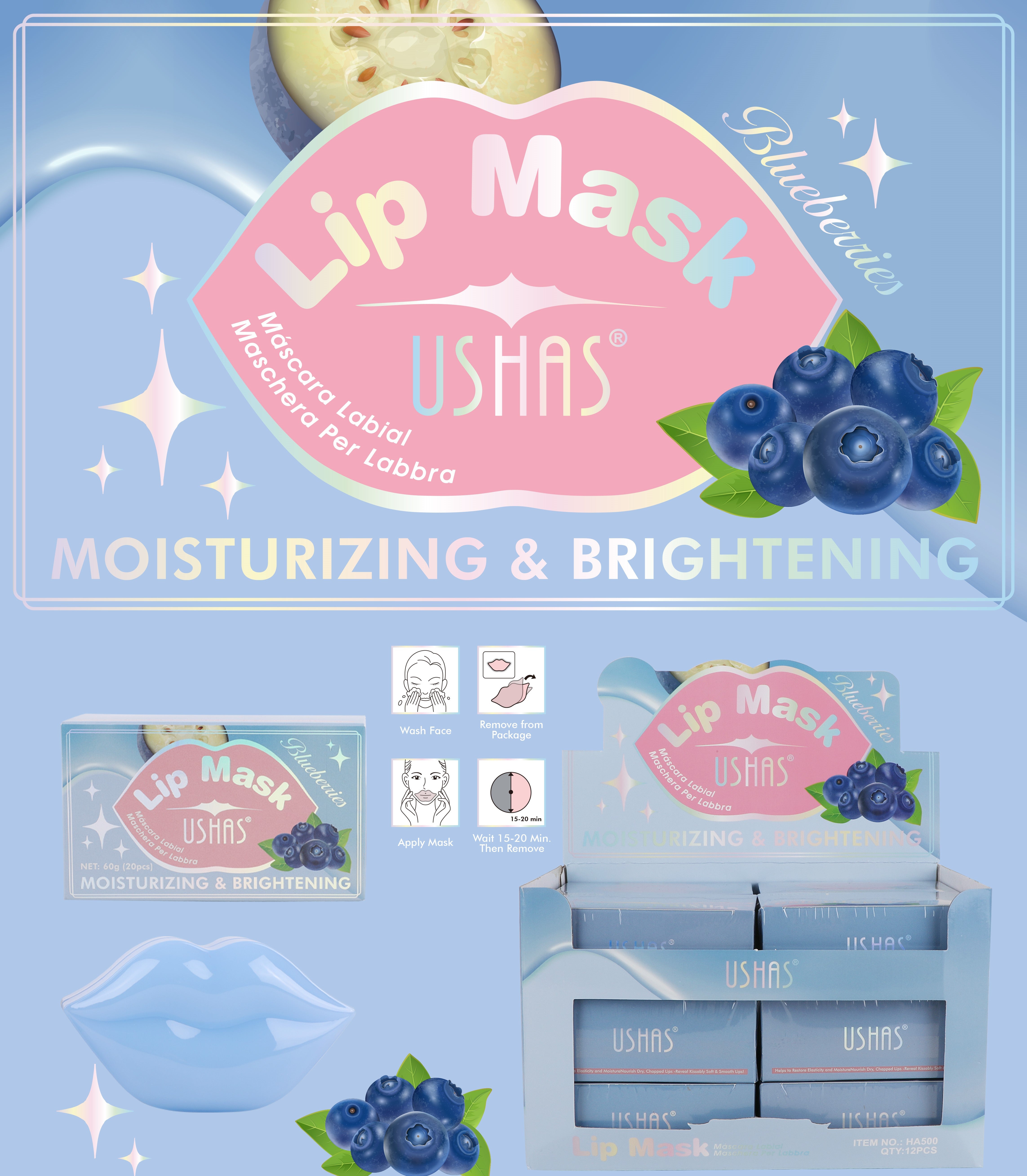 Mascarilla Labial Hidratante Reparador