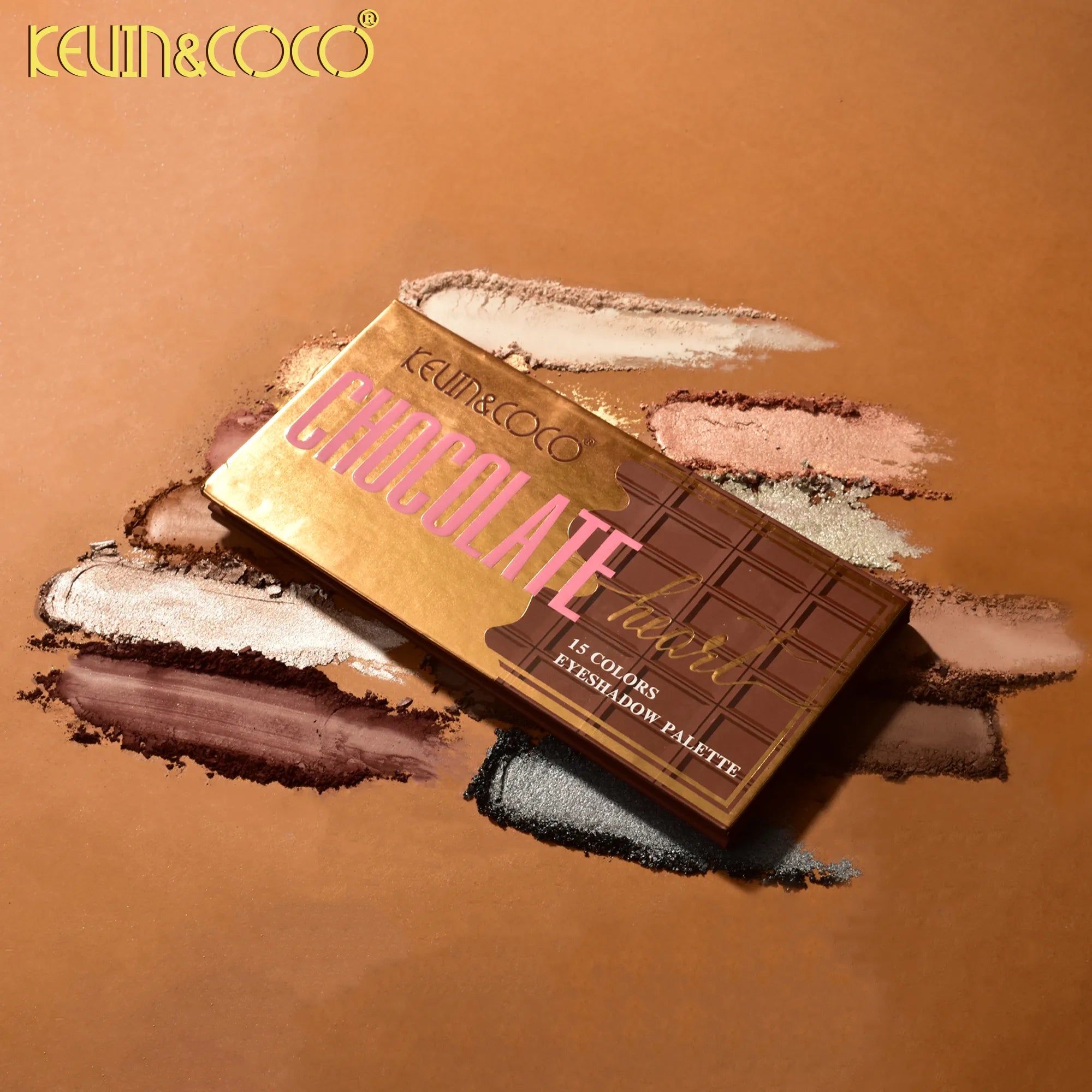 Paleta de Sombra de Ojos de 15 Tonos Colección Chocolate