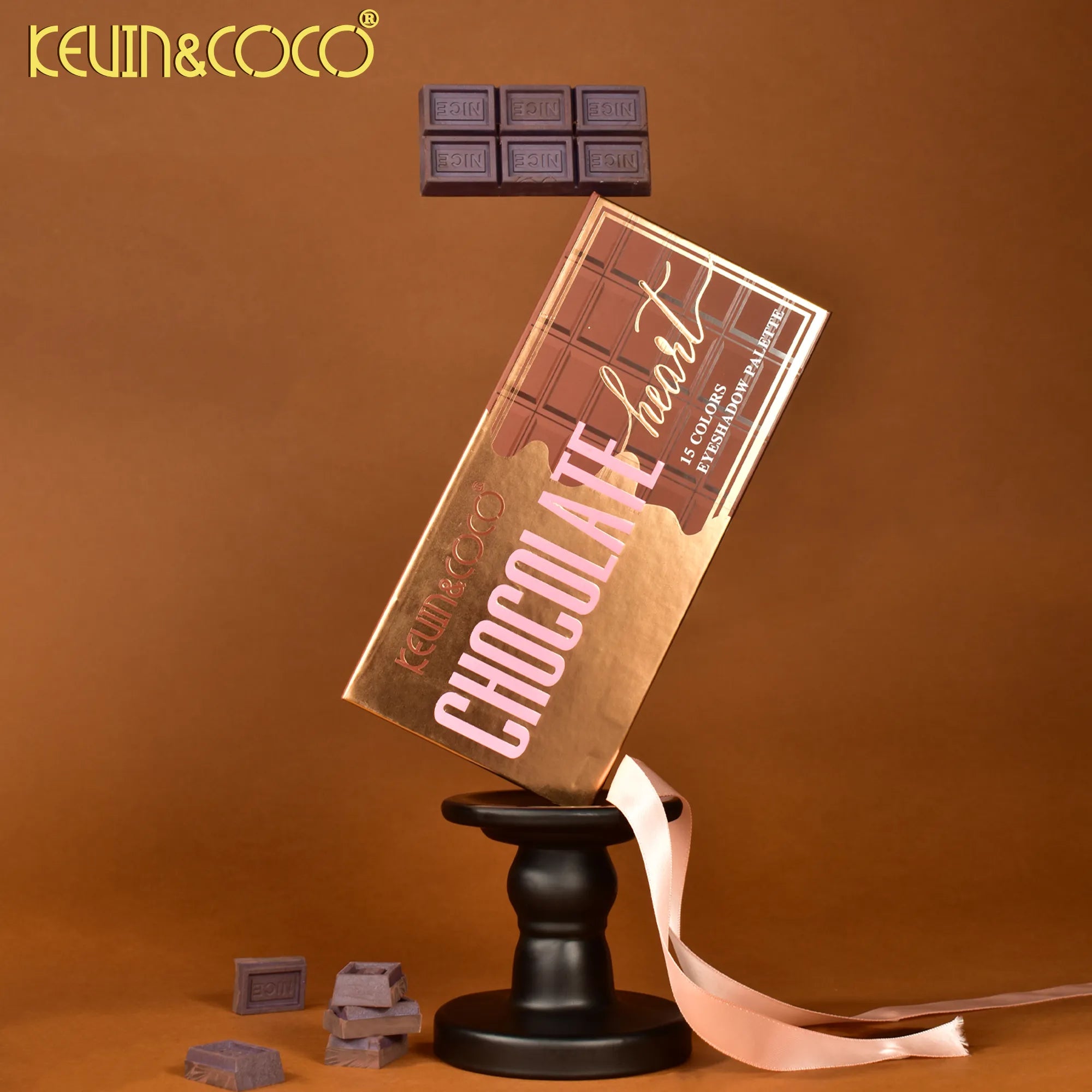 Paleta de Sombra de Ojos de 15 Tonos Colección Chocolate