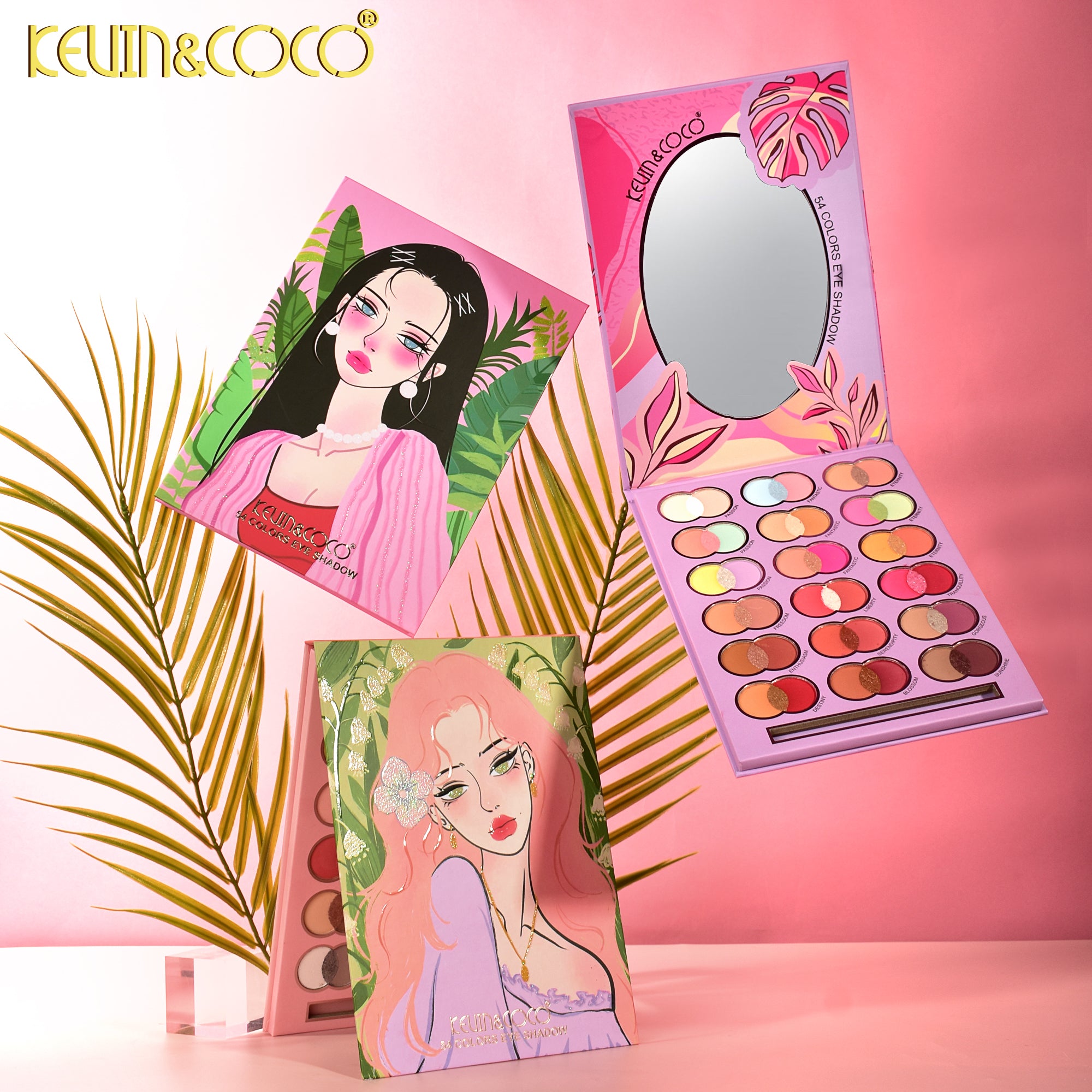 Paleta de Sombra de Ojos de 54 Colores