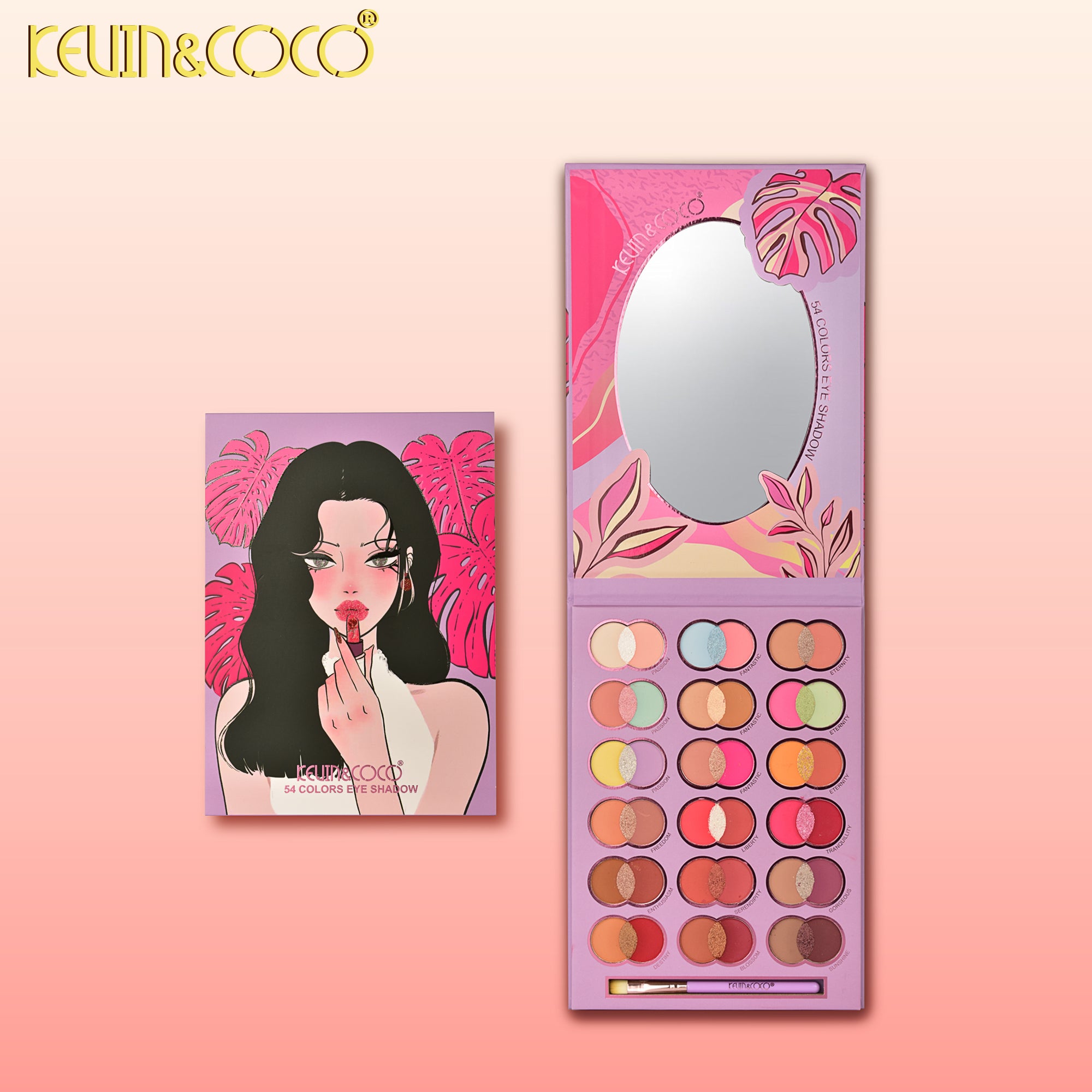 Paleta de Sombra de Ojos de 54 Colores