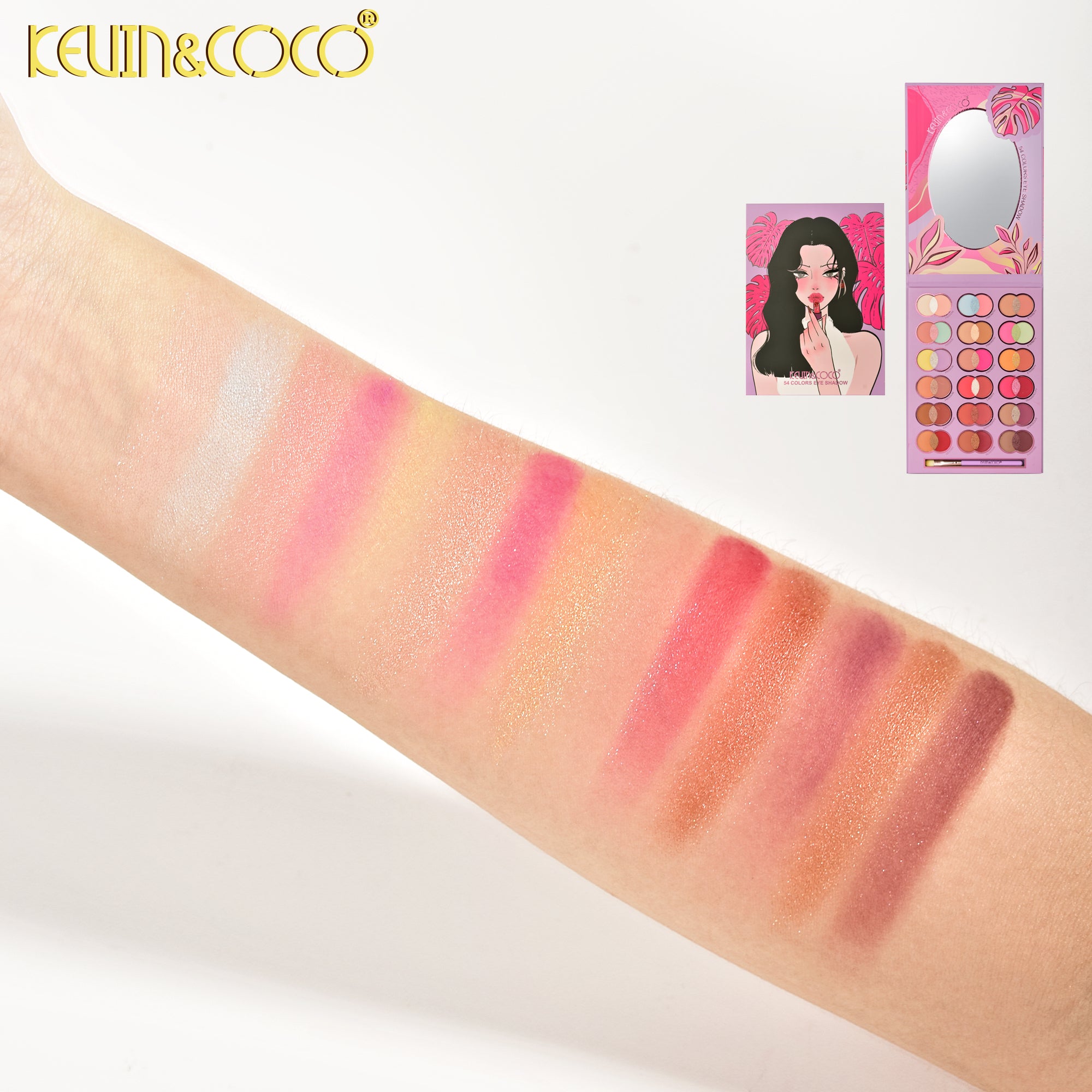 Paleta de Sombra de Ojos de 54 Colores