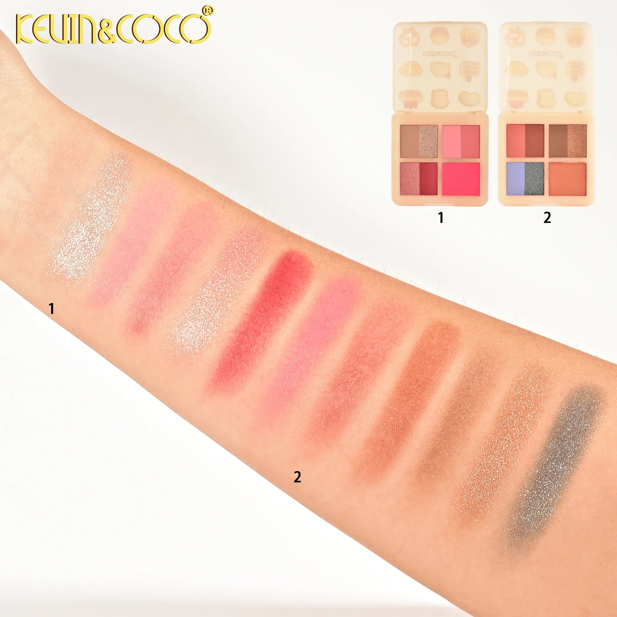 Paleta de Sombra de Ojos y Coloretes en 6 Tonos Colección Cream Dessert