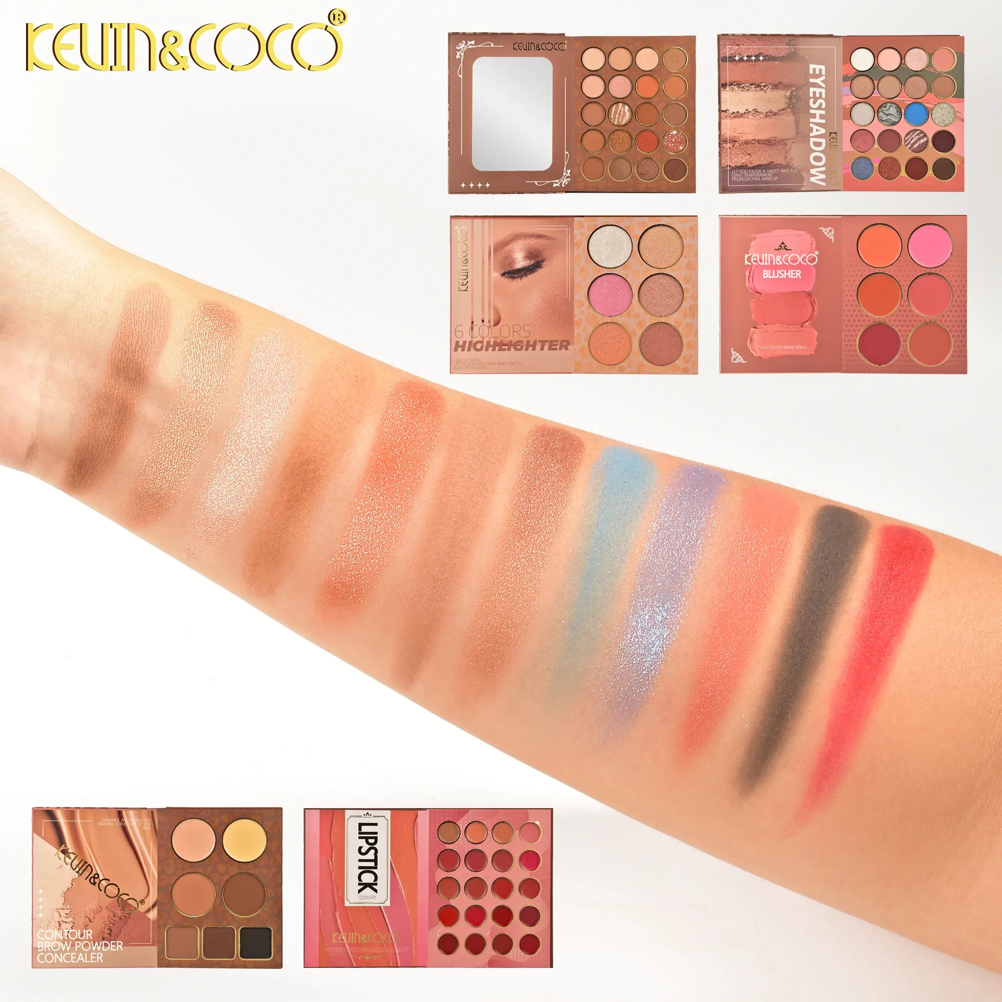 Paleta de Maquillaje de 70 Tonos Leopard Girl
