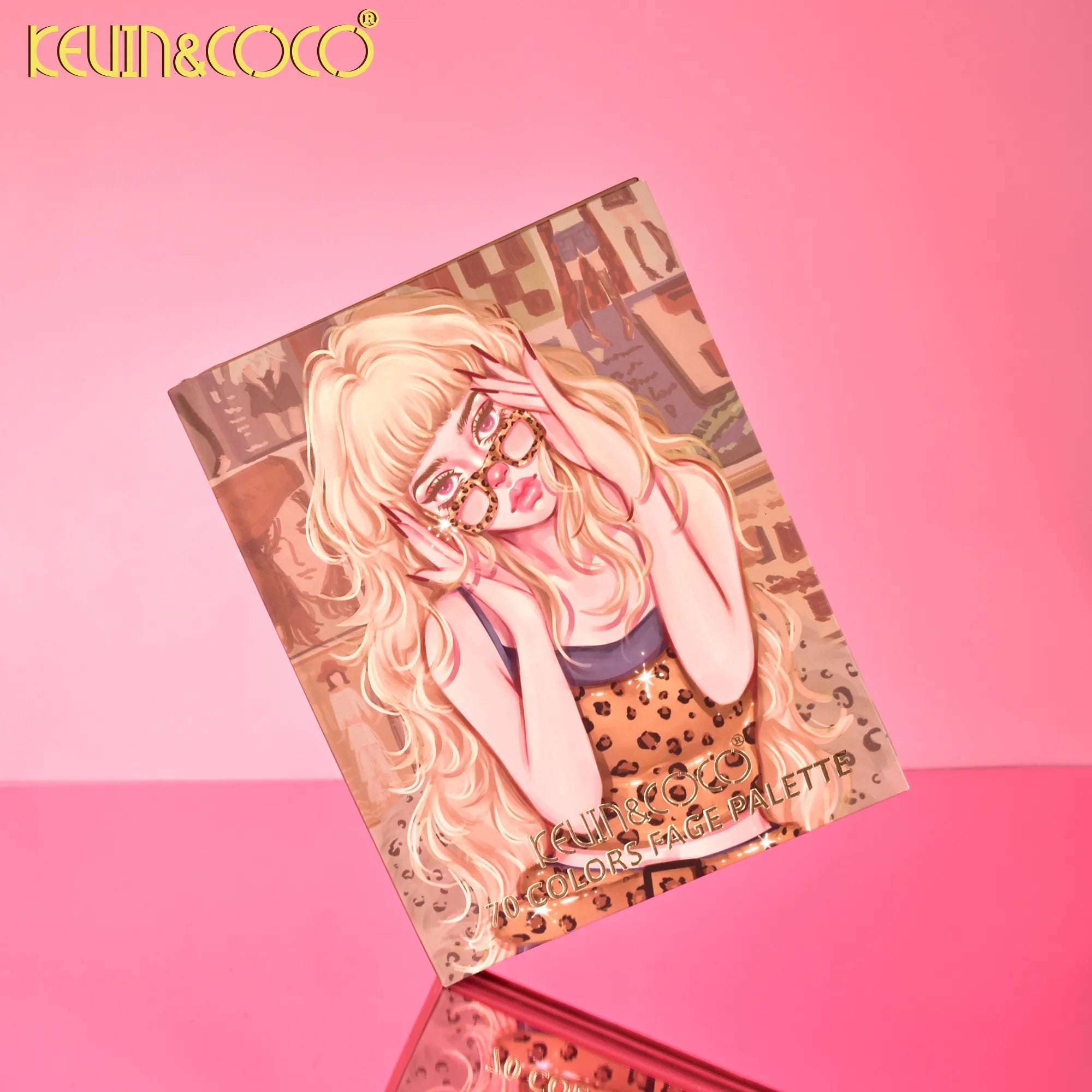 Paleta de Maquillaje de 70 Tonos Leopard Girl