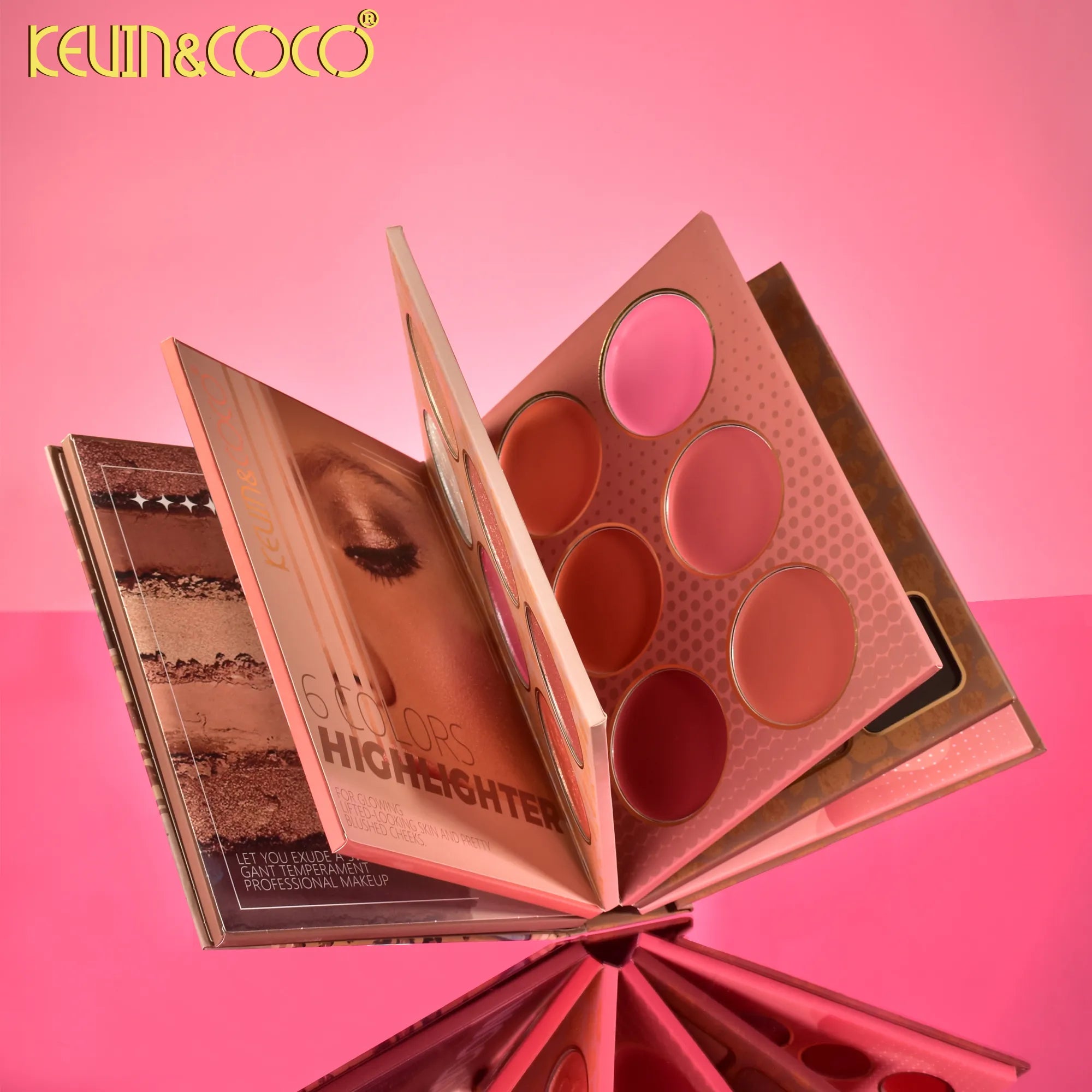 Paleta de Maquillaje de 70 Tonos Leopard Girl