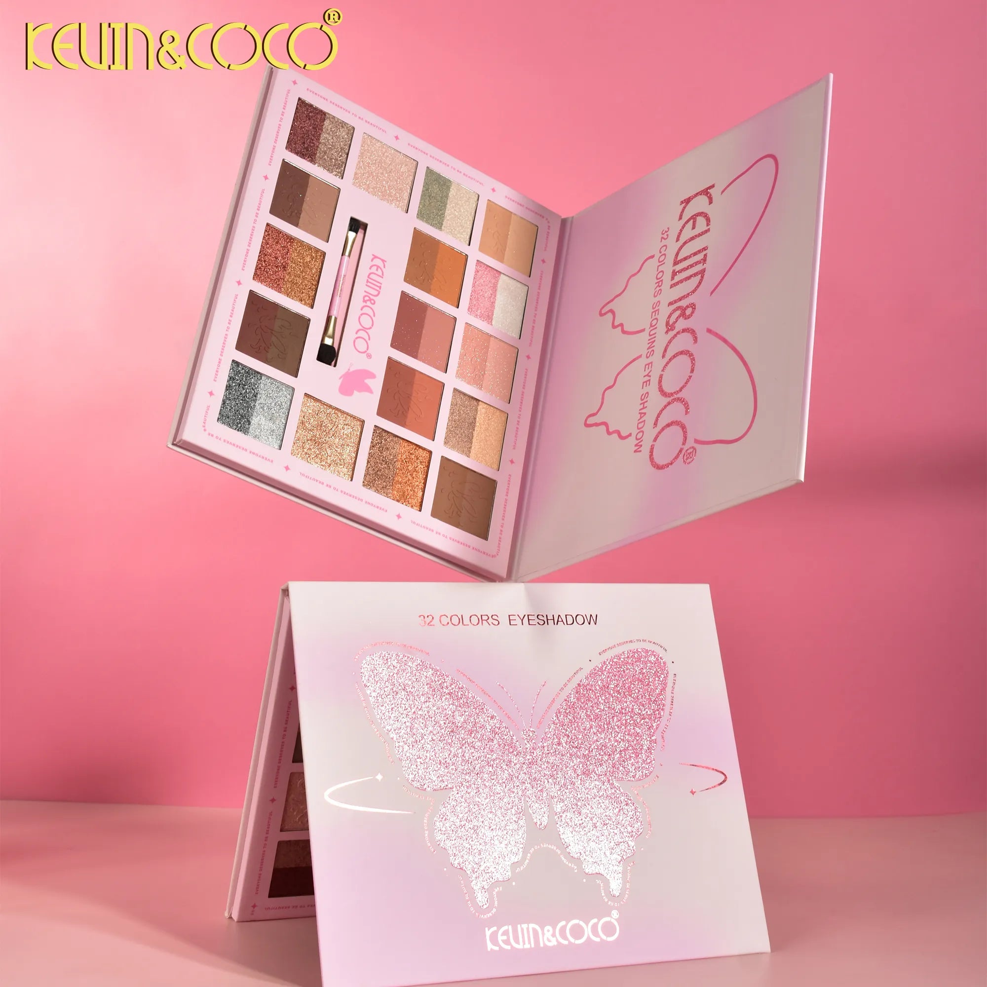 Paleta de Sombra de Ojos e Iluminador 32 Tonos