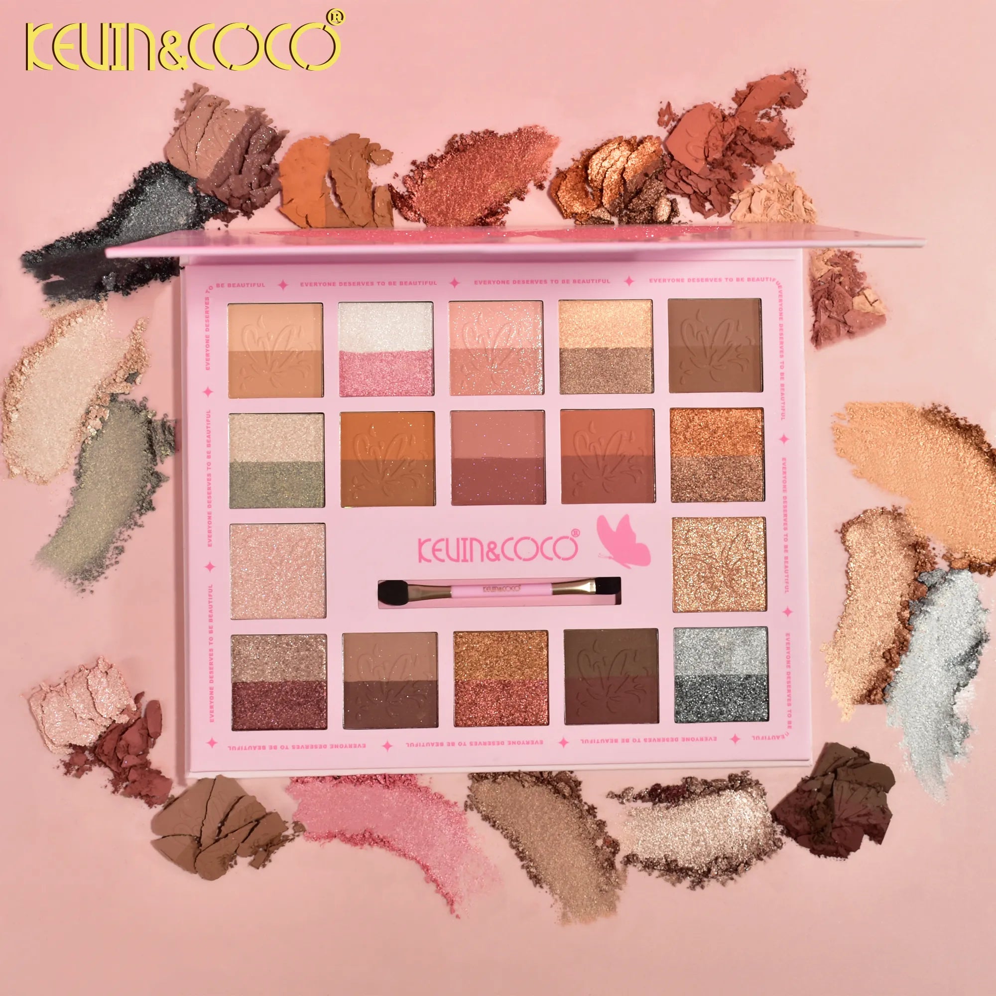 Paleta de Sombra de Ojos e Iluminador 32 Tonos