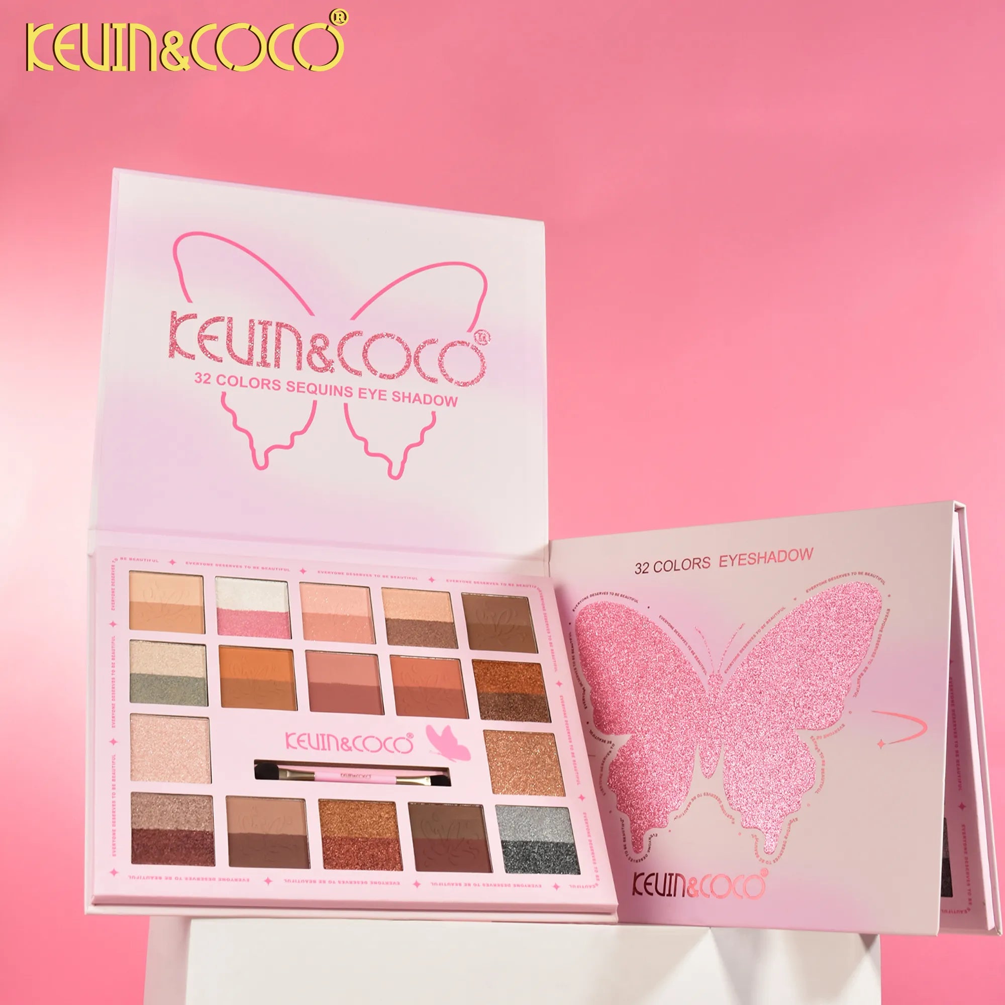 Paleta de Sombra de Ojos e Iluminador 32 Tonos