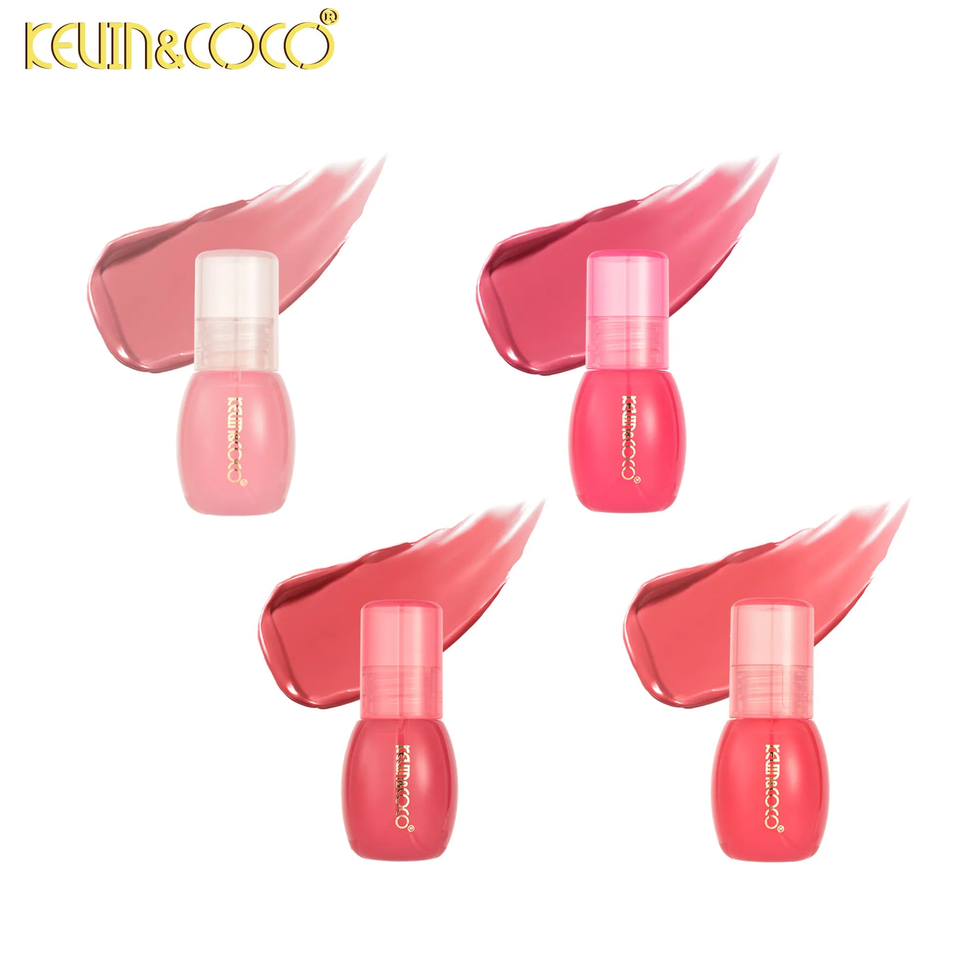 Set 4 Brillos Labiales Cherry Lip Lacquer