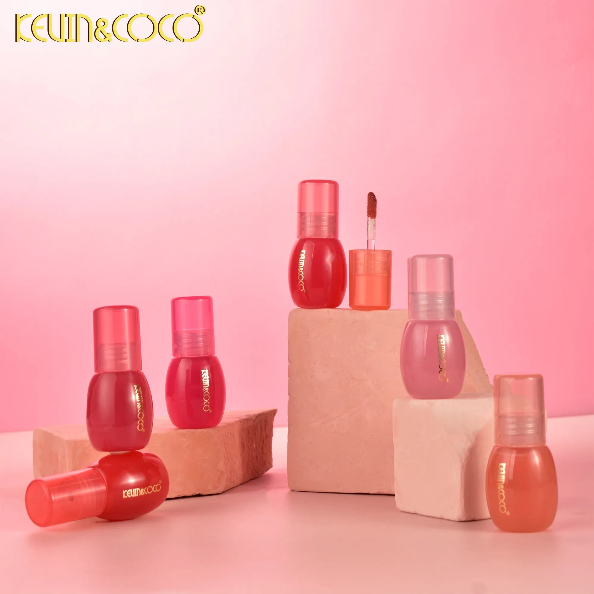 Set 4 Brillos Labiales Cherry Lip Lacquer