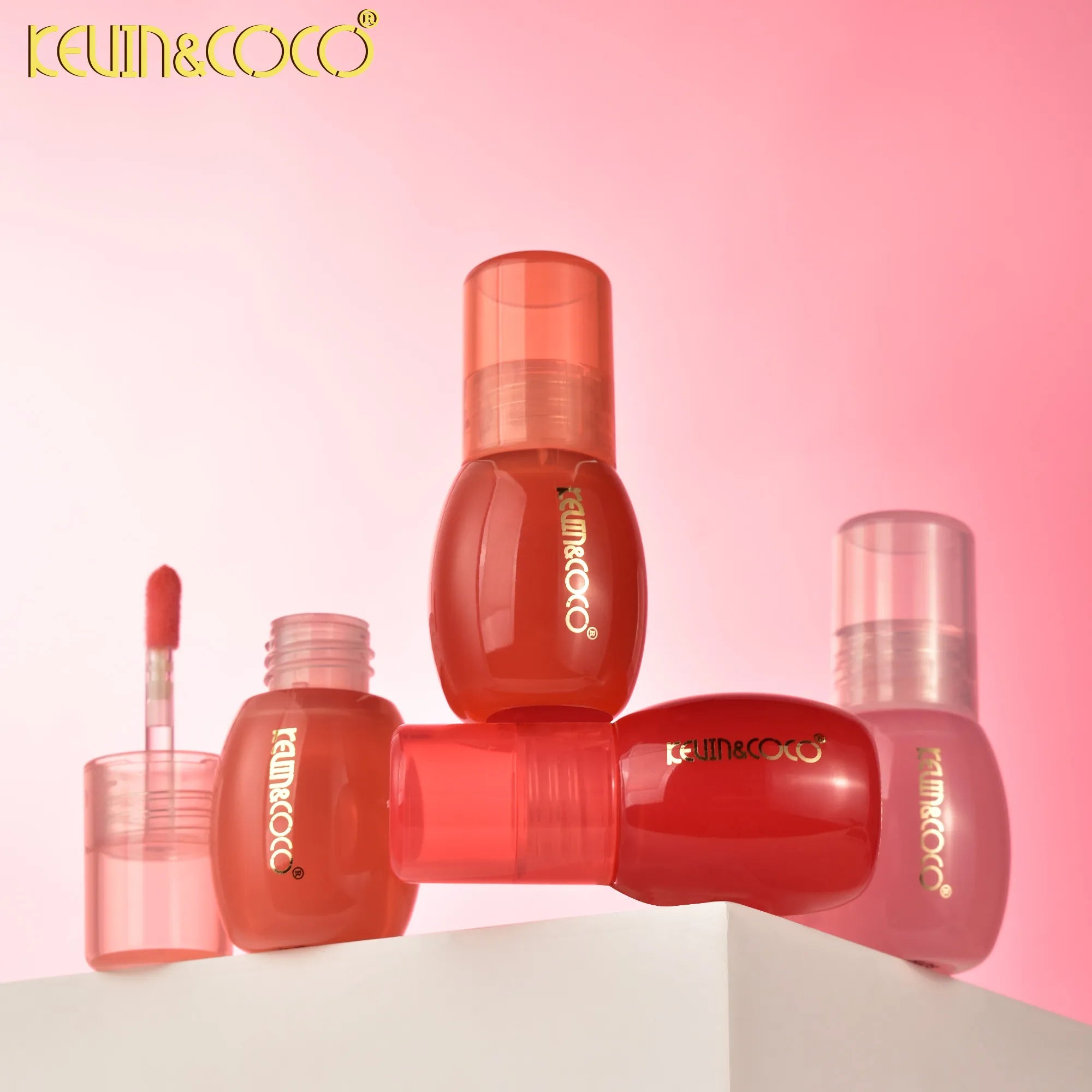 Set 4 Brillos Labiales Cherry Lip Lacquer