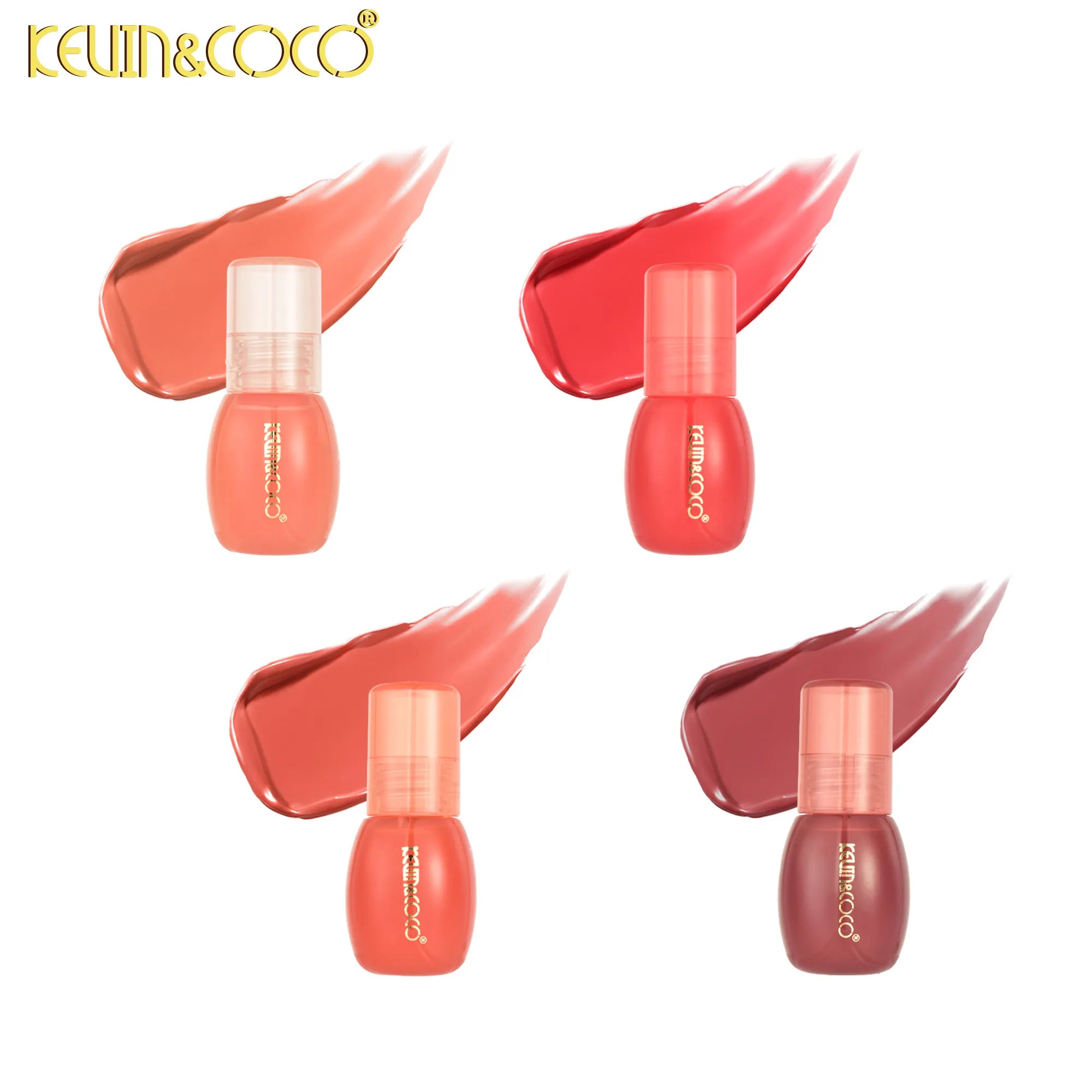 Set 4 Brillos Labiales Cherry Lip Lacquer