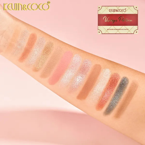 Paleta de Maquillaje Face Palette de 60 Tonos