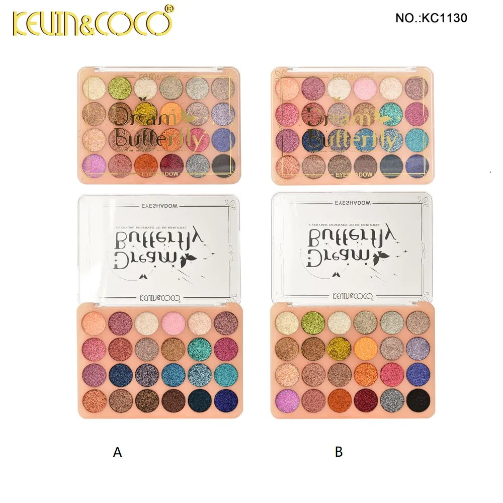 24 Colors Paleta de Sombra de Ojos Eyeshadow Dream Butterfly