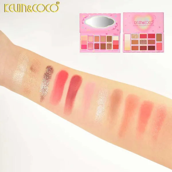 Paleta de sombras de ojos DreamWeaver Express de 26 colores .