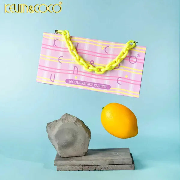 Paleta de sombras de ojos DreamWeaver Express de 26 colores .