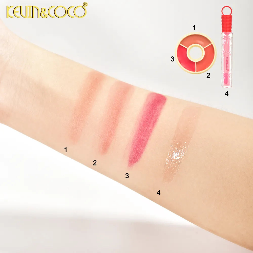 Brillo Labial y Colorete en Crema & Lip Oil