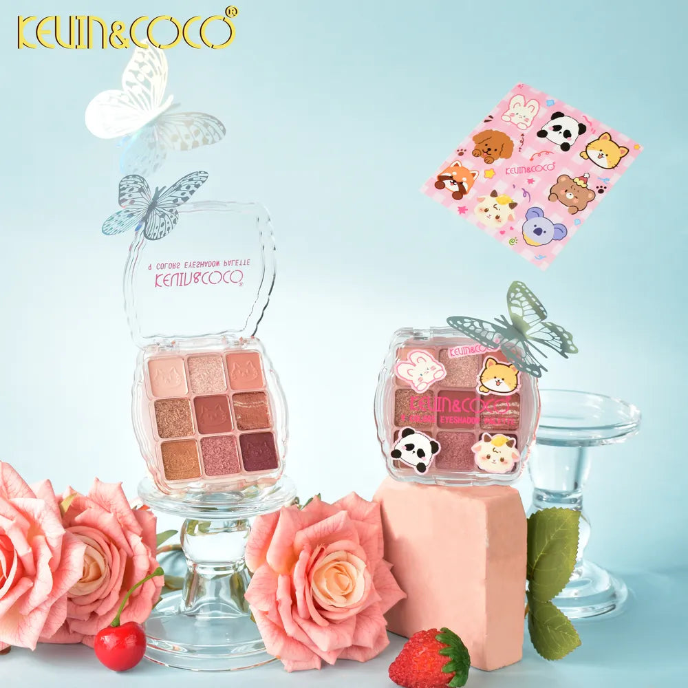 Paleta de Sombra de Ojos 9 Tonos Eyeshadow Palette