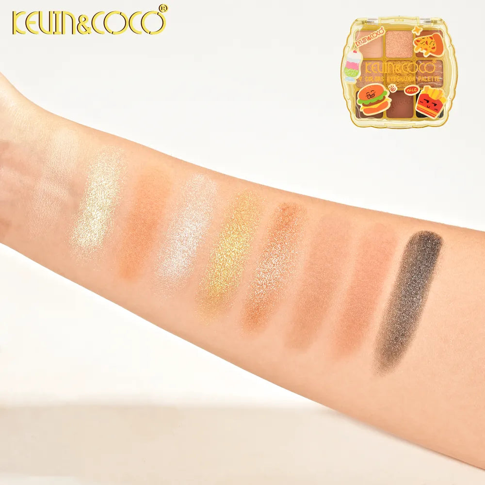 Paleta de Sombra de Ojos 9 Tonos Eyeshadow Palette