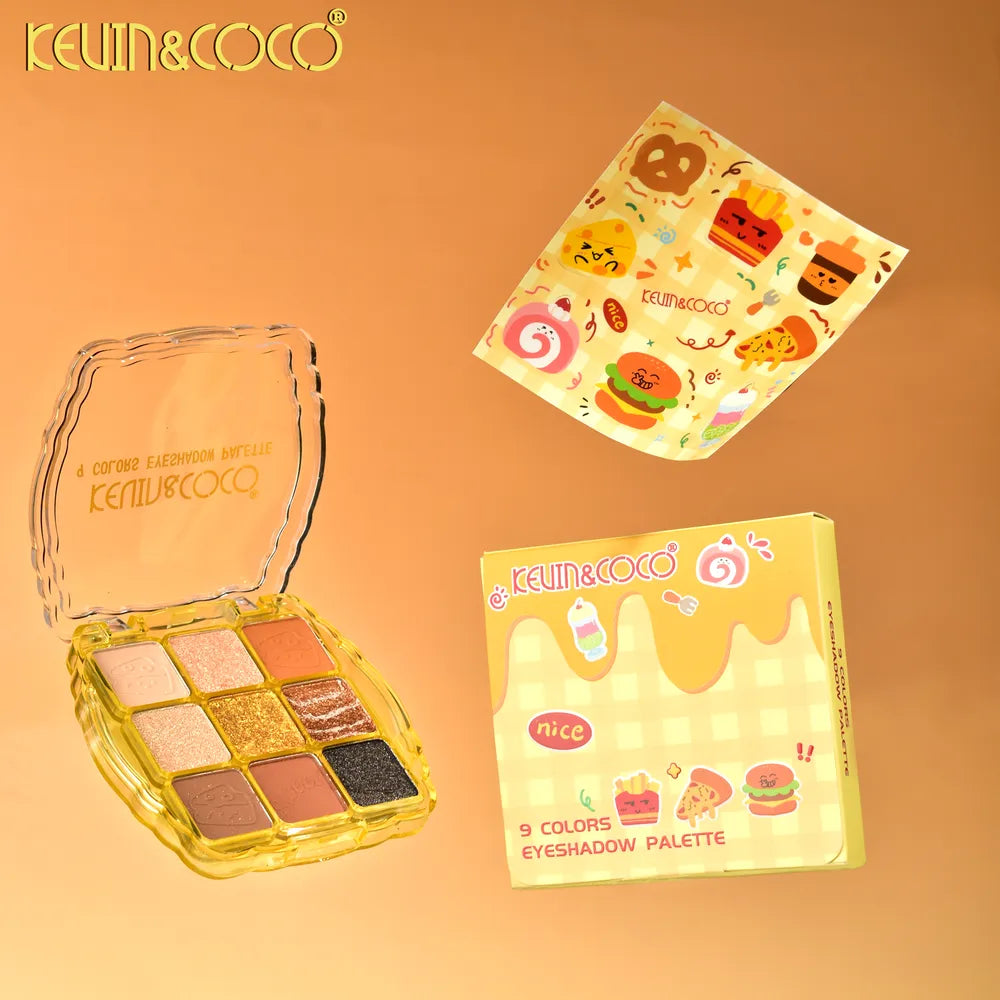 Paleta de Sombra de Ojos 9 Tonos Eyeshadow Palette