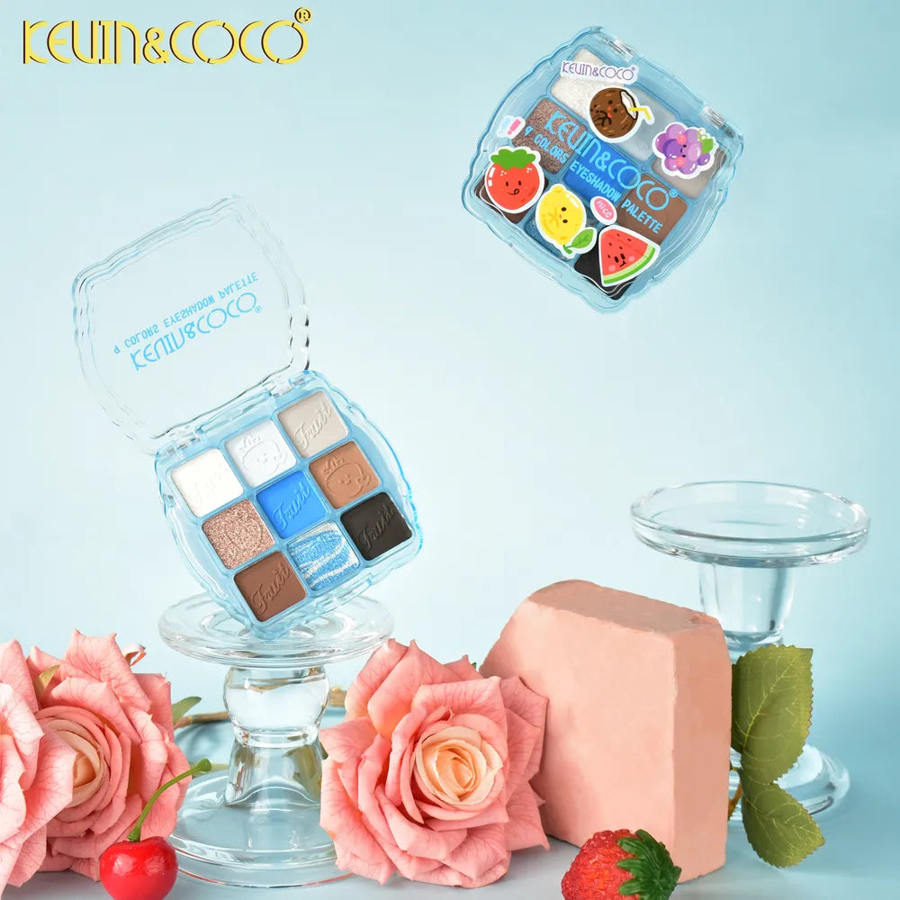 Paleta de Sombra de Ojos 9 Tonos Eyeshadow Palette