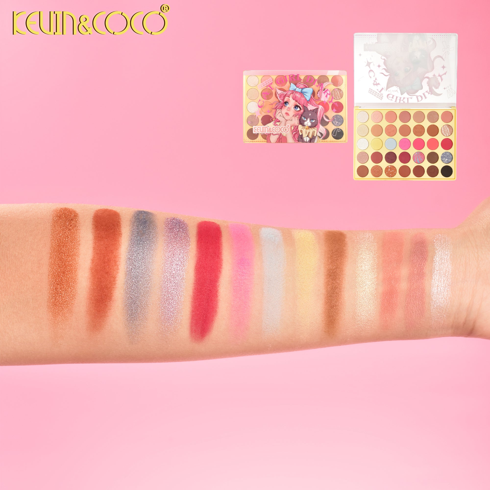 Paleta de sombras de ojos Catwoman's Secret de 32 colores