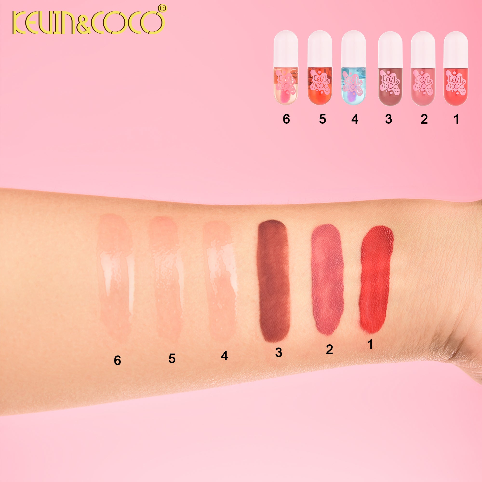 Set 6 Labiales Bubble Tea.