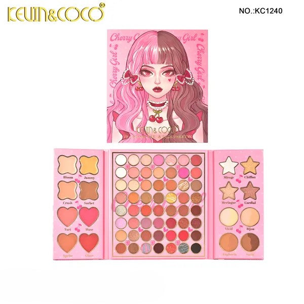 Paleta de Maquillaje Face Palette Make Up 72 Tonos