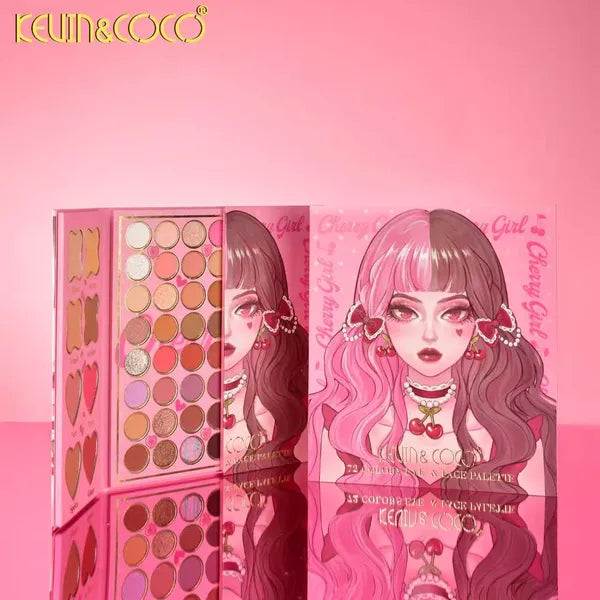 Paleta de Maquillaje Face Palette Make Up 72 Tonos