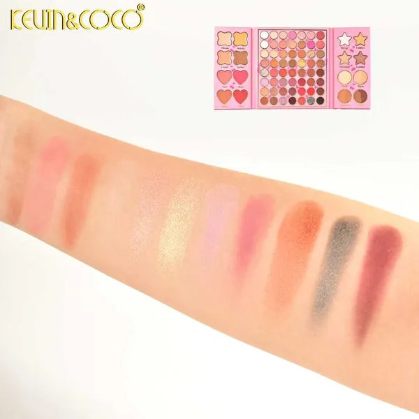 Paleta de Maquillaje Face Palette Make Up 72 Tonos