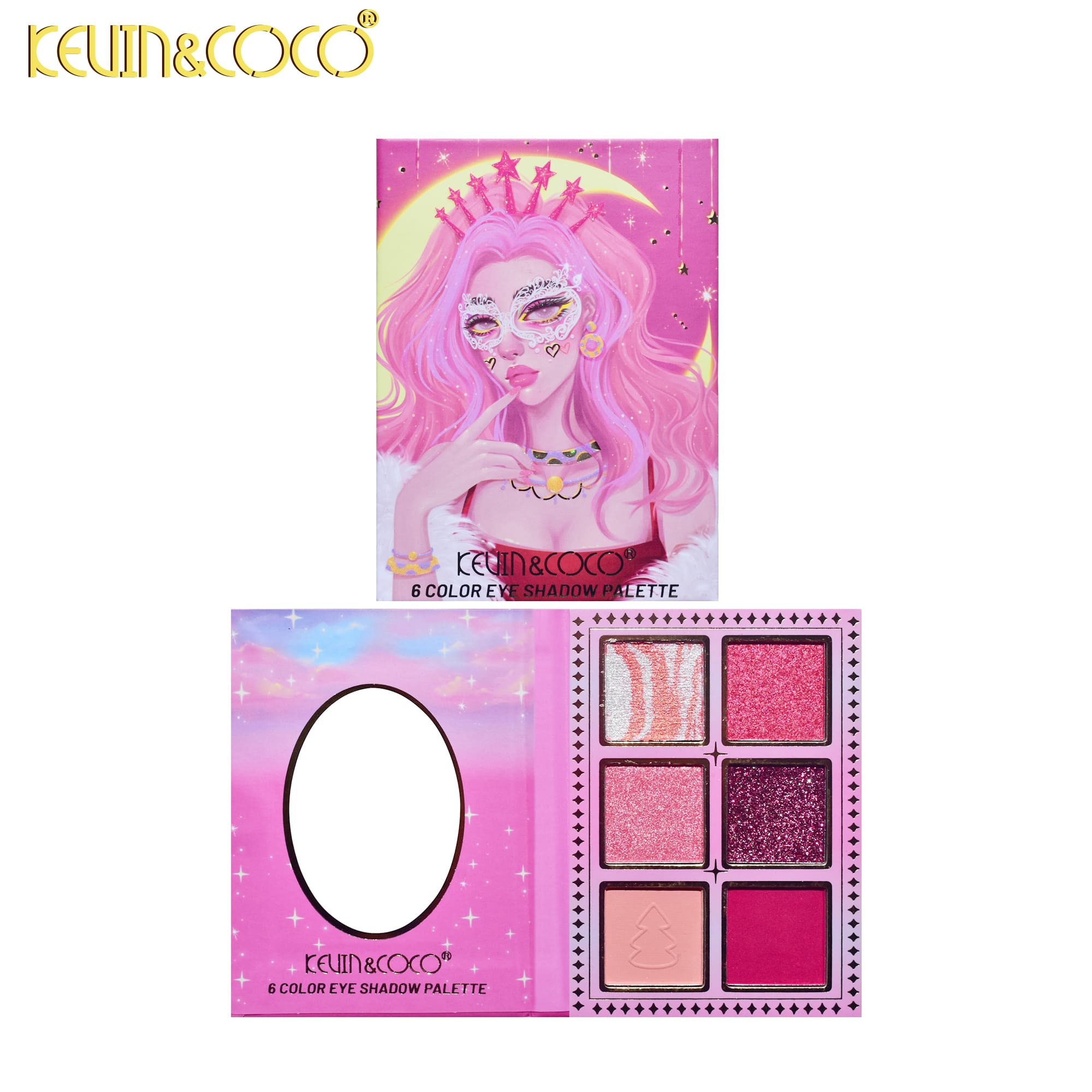 Paleta de Sombra de Ojos 6 Tonos