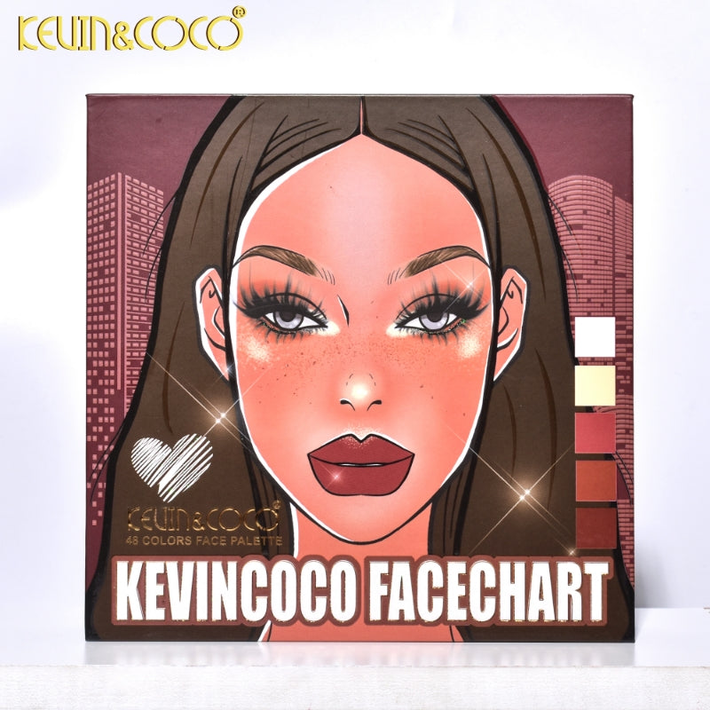 Paleta de Maquillaje de 40 Tonos, 40 Colors Face Palette