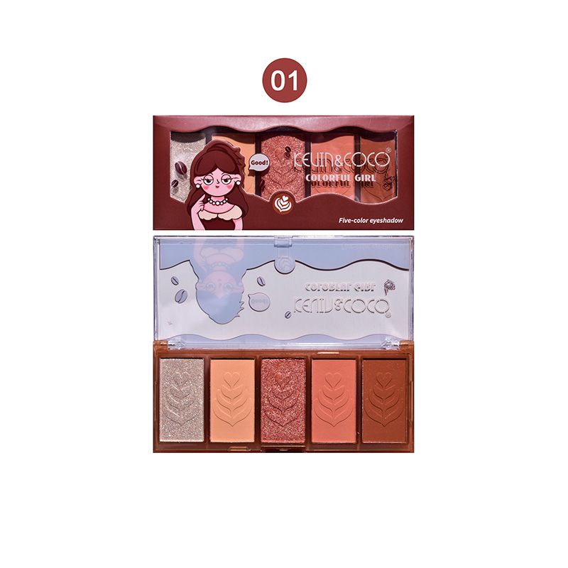 Paleta de Sombra de Ojos 5 Colores Colorfull Girl