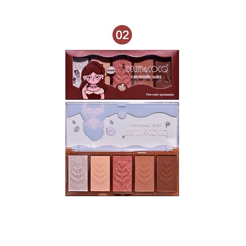 Paleta de Sombra de Ojos 5 Colores Colorfull Girl