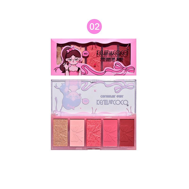 Paleta de Sombra de Ojos 5 Colores Colorfull Girl