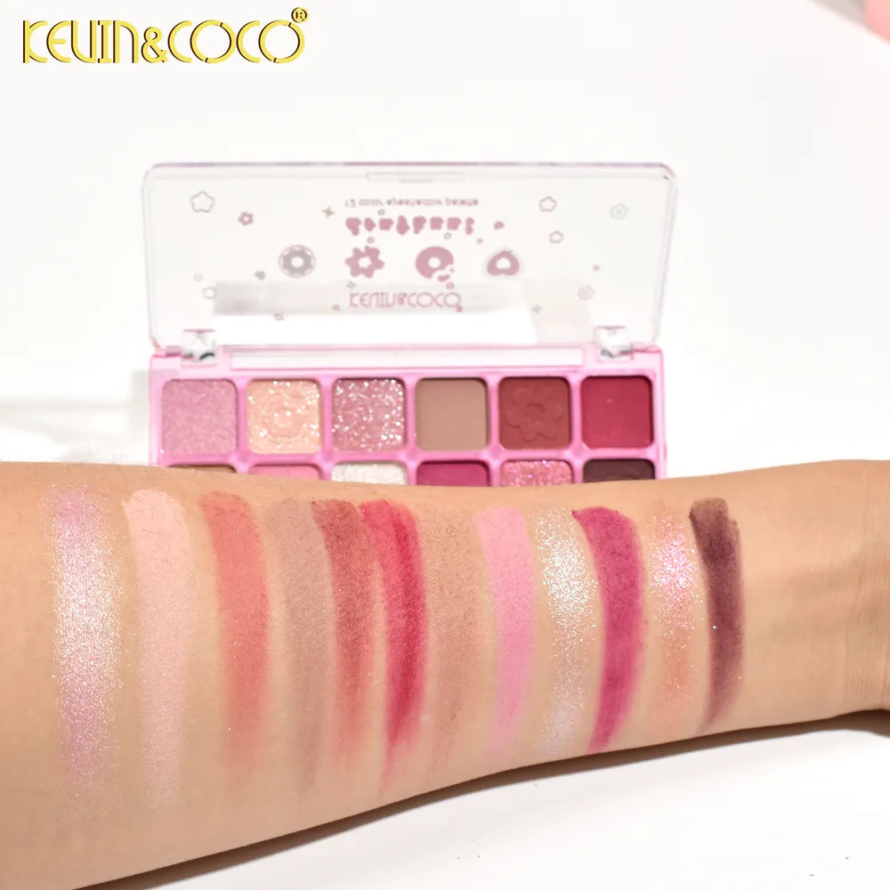 Paleta de Sombra de Ojos 12 Tonos