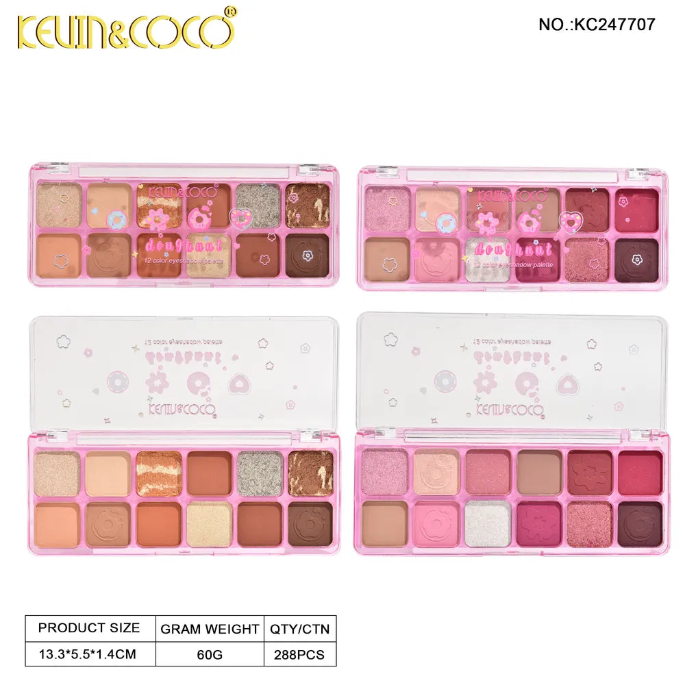 Paleta de Sombra de Ojos 12 Tonos