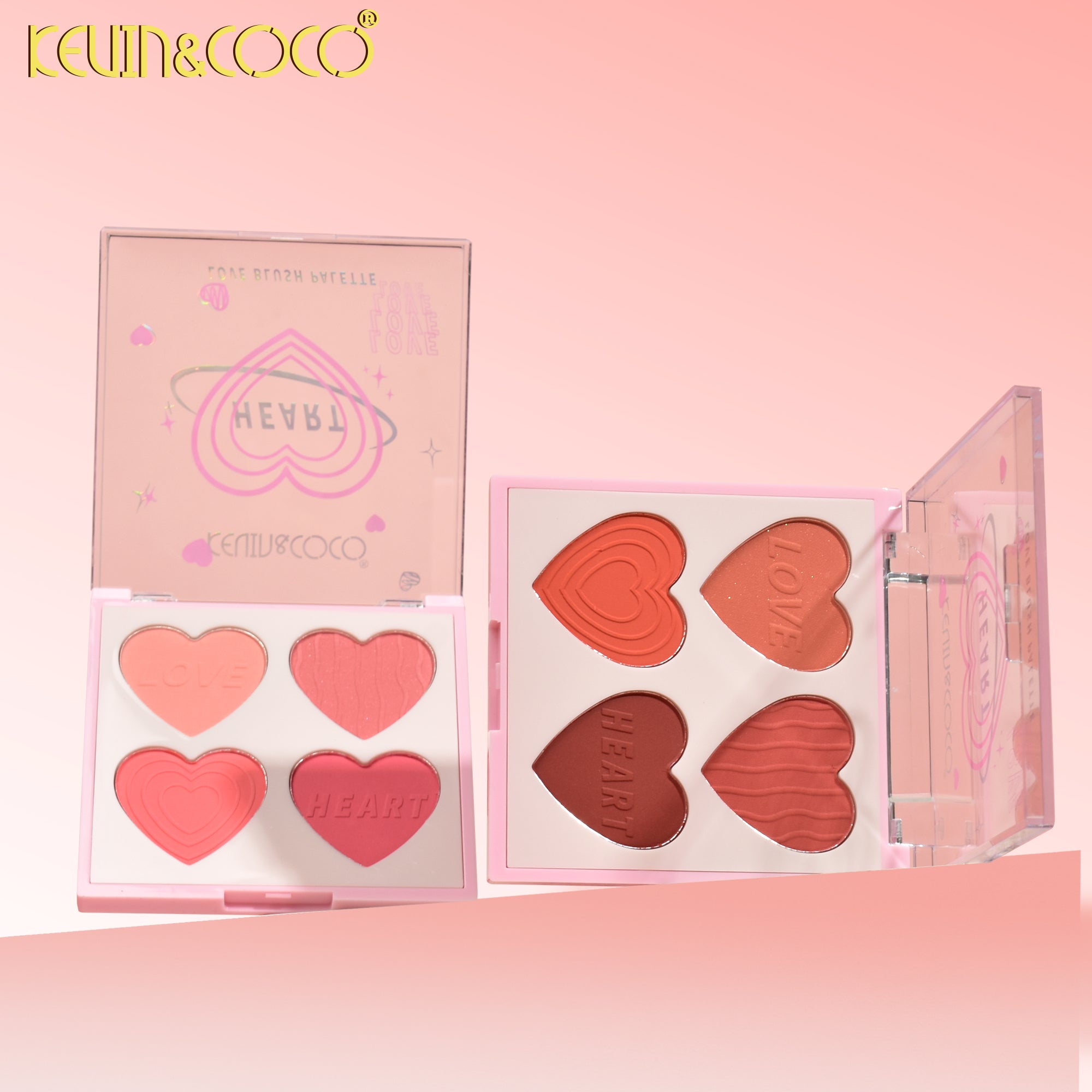 Paleta de Colorete de 4 Tonos