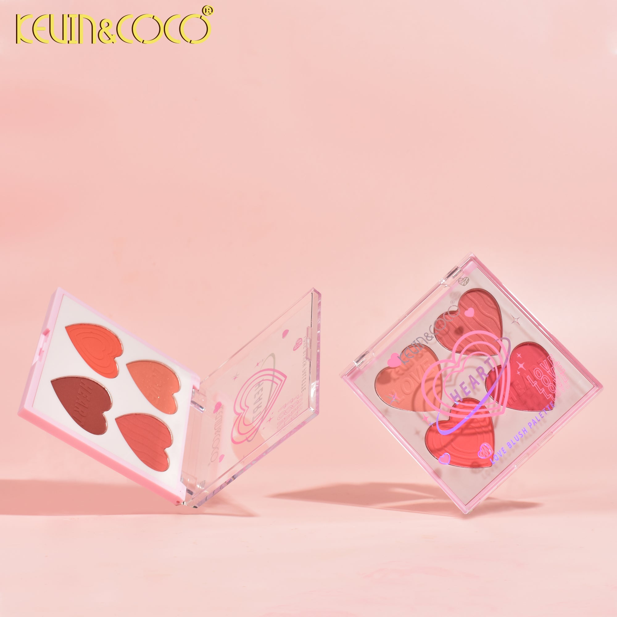 Paleta de Colorete de 4 Tonos