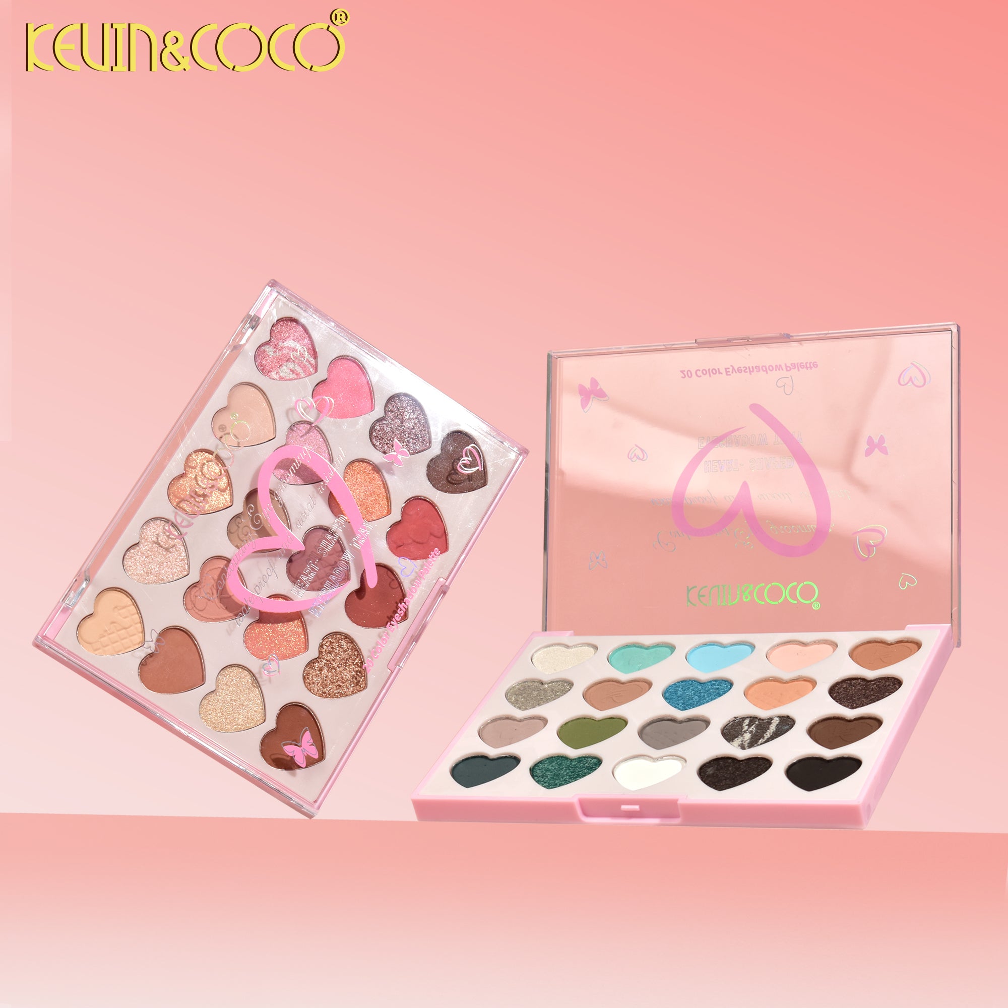 Paleta de Maquillaje de 20 Tonos, Sombra de Ojos, Iluminador, Colorete.