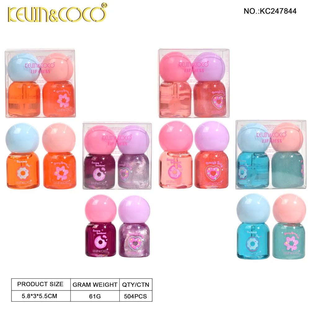 Pack 2 Lip Gloss Sweet Heart