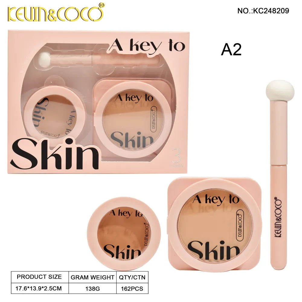 Polvo Compacto y Corrector