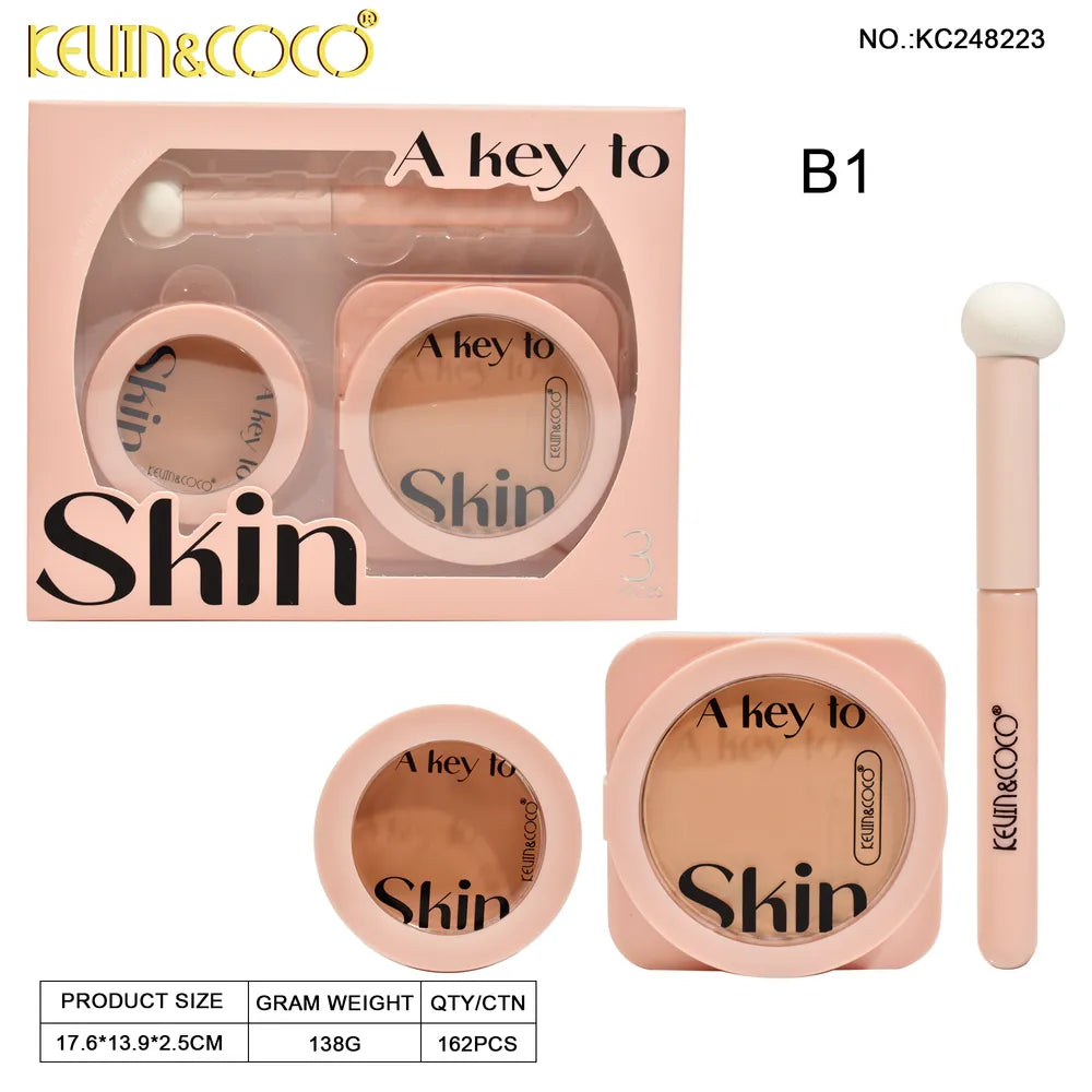 Polvo Compacto y Corrector