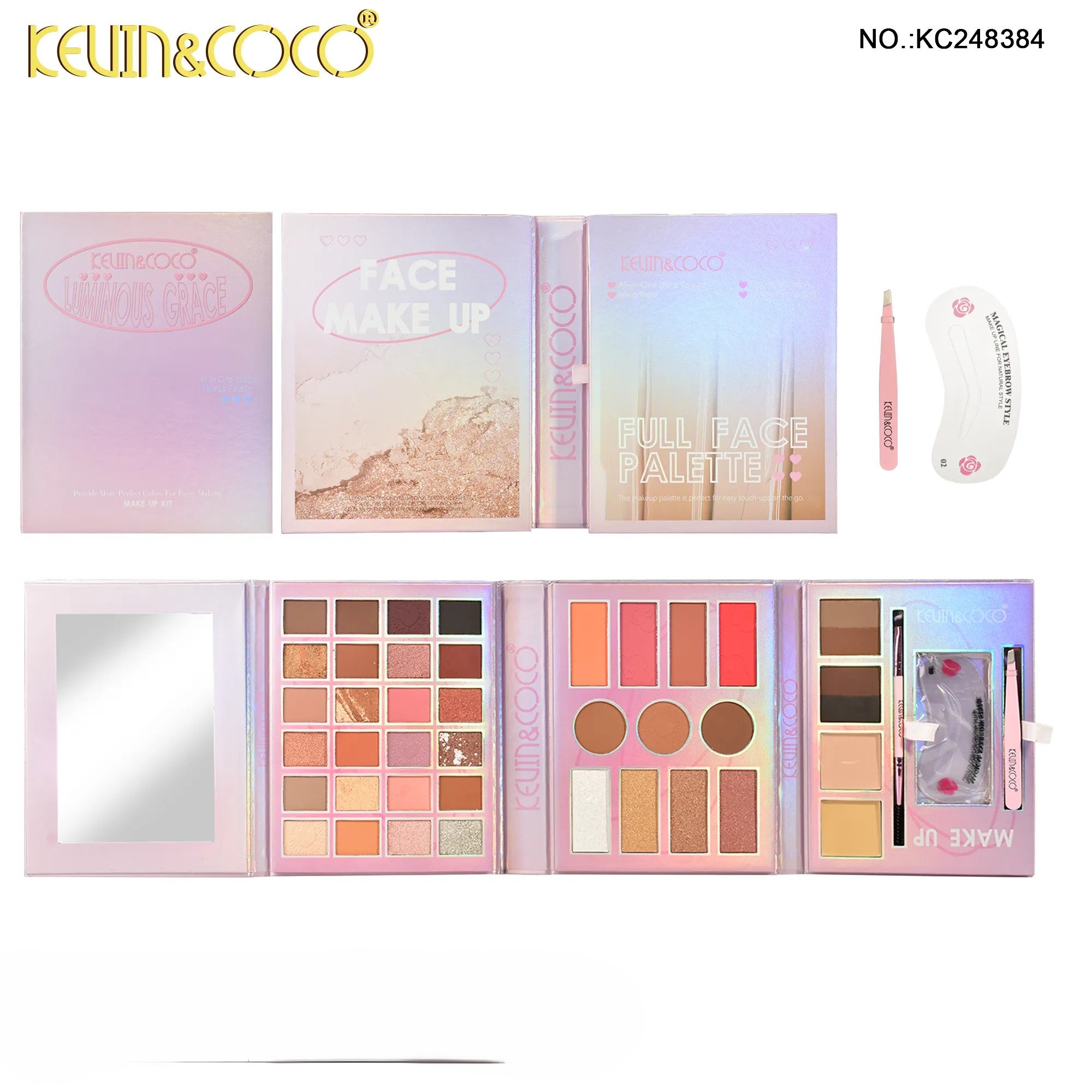 Paleta de Sombras de Ojos Floral Whispers de 4 Capas