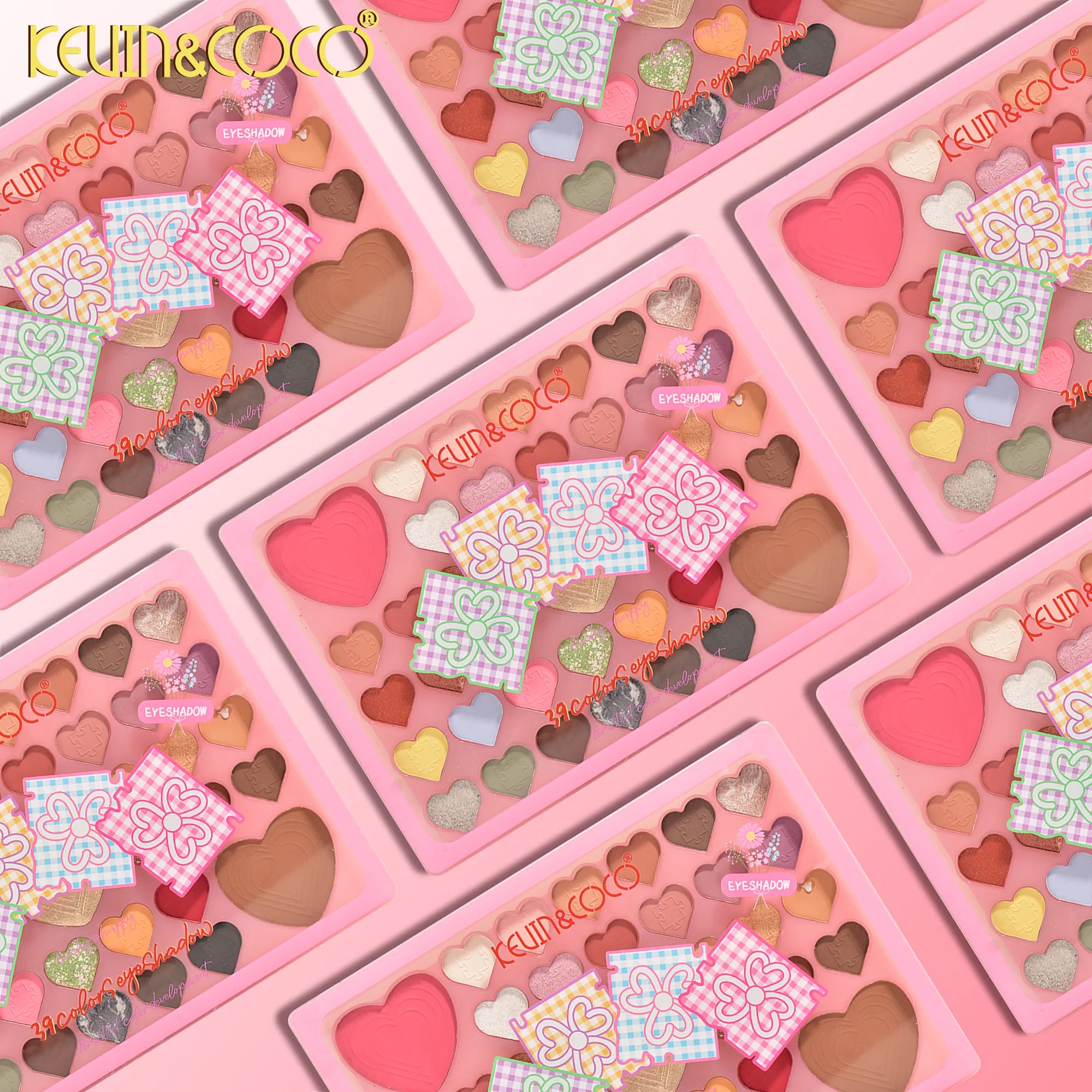 Paleta de Sombras de Ojos Heart Puzzle de 39 colores